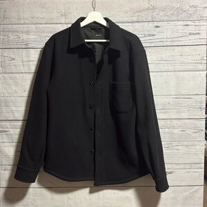 RW&CO. Woolblend Black Shacket